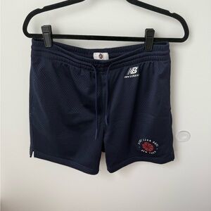 Aime Leon Dore x New Balance Navy Mesh Gym Shorts, size: M